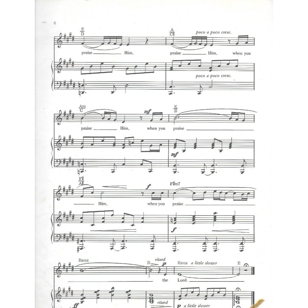Praise the Lord Sheet Music 1980 DaySpring Imperials Gospel Piano Vocal - Picture 2 of 3